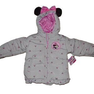 DISNEY JR MINNIE MOUSE WINTER JACKET SZ 2T